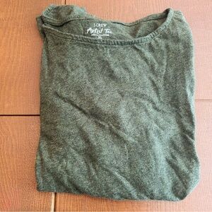 J. Crew Artist Tee in Forest Green with Matching Cardigan, size xl/l
